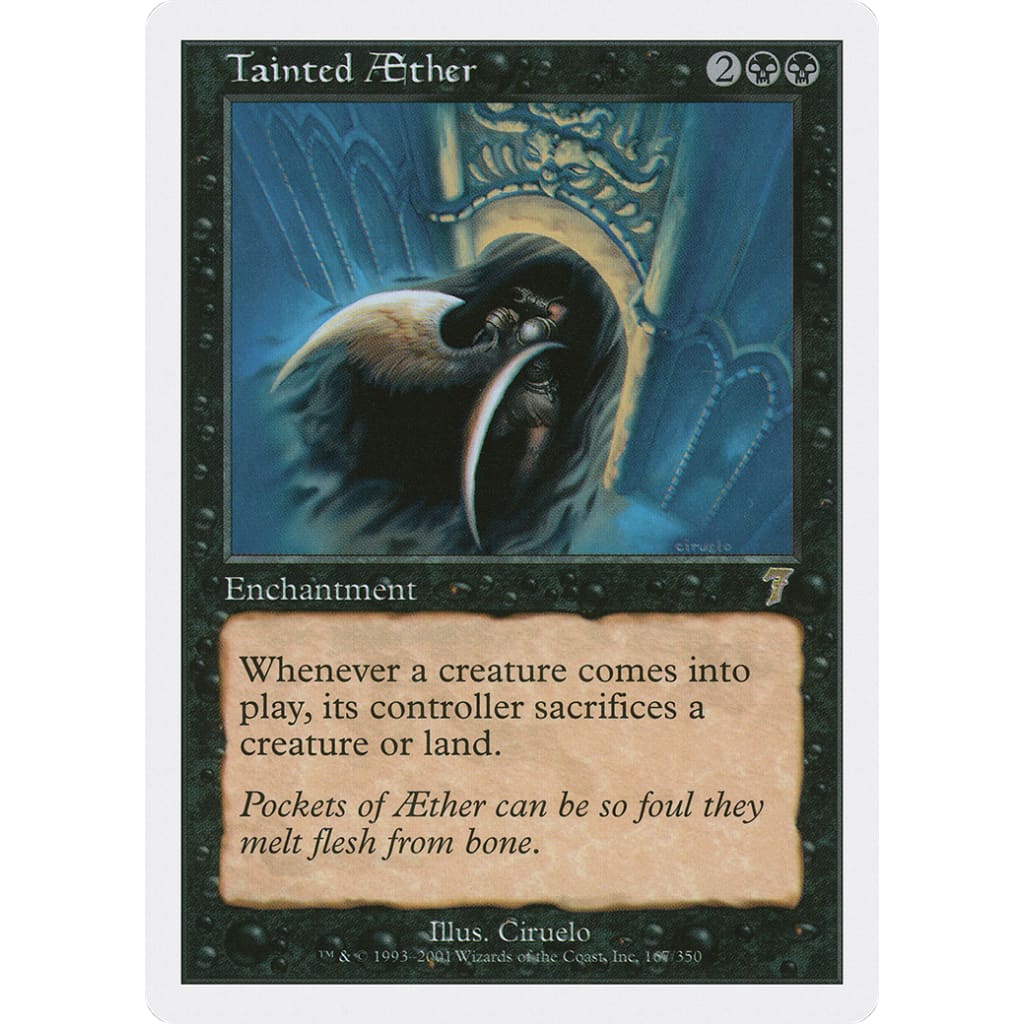 Tainted Aether (7ED-167) Foil - Single