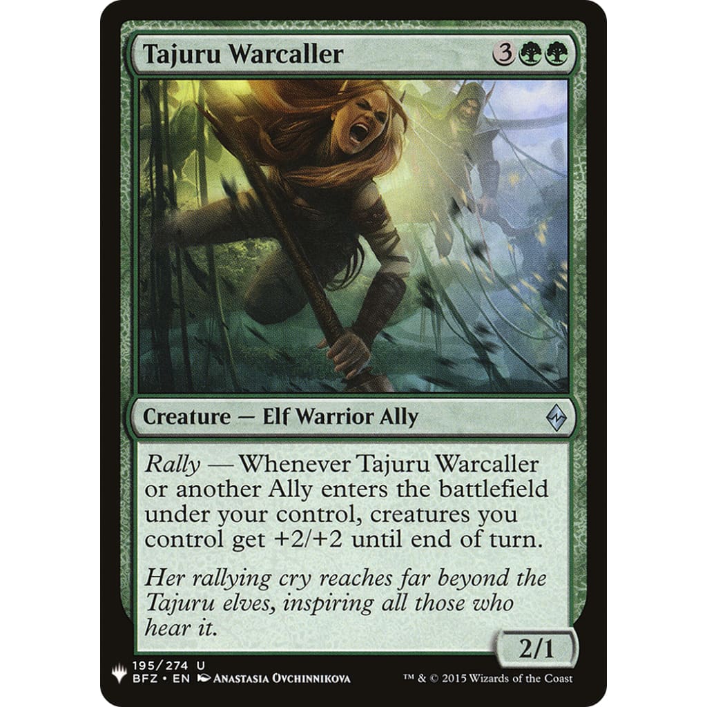 Tajuru Warcaller (PLST-BFZ-195) - Single