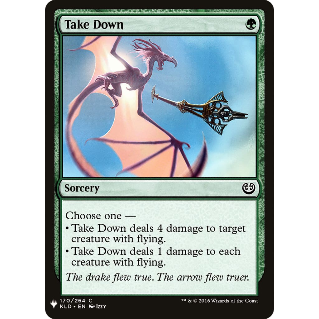 Take Down (PLST-KLD-170) - Single