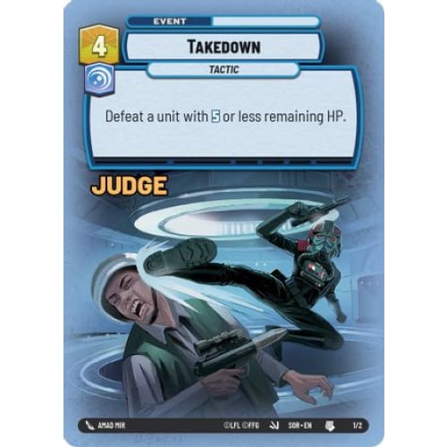 Takedown (1/2) - Judge Promos - Single