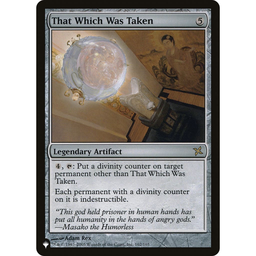 That Which Was Taken (PLST-BOK-162) - Single