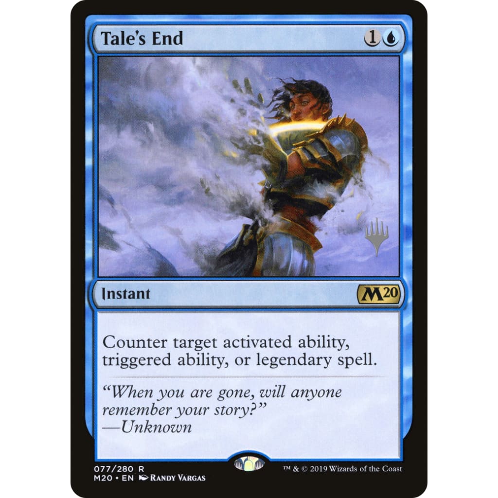 Tale’s End (PM20-77P) - Single