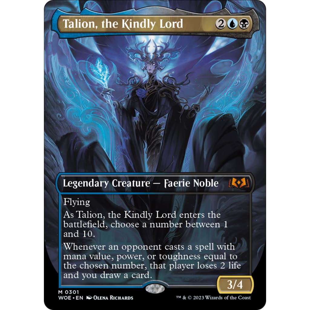 Talion the Kindly Lord (WOE-301) (Borderless) - Single