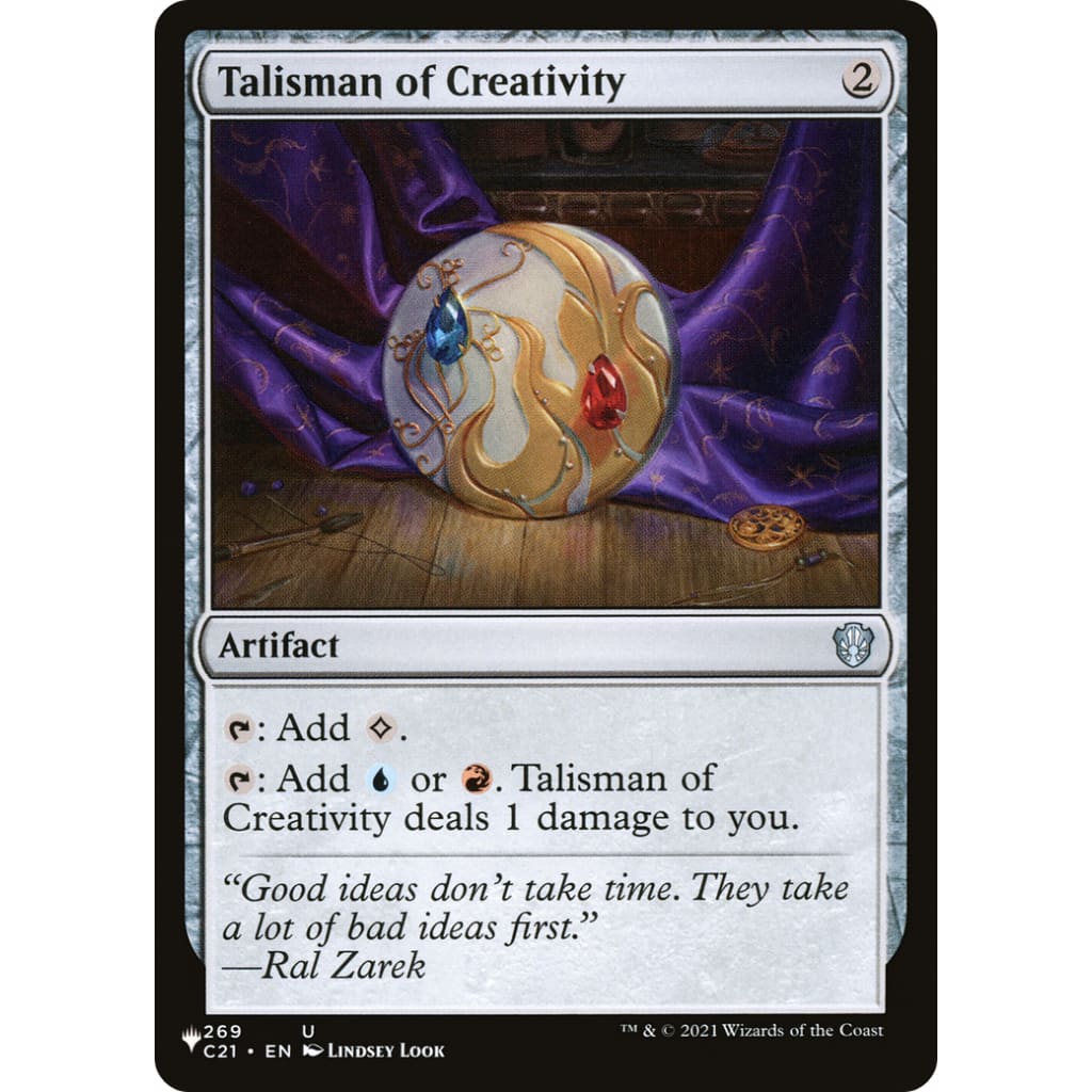 Talisman of Creativity (PLST-C21-269) - Single