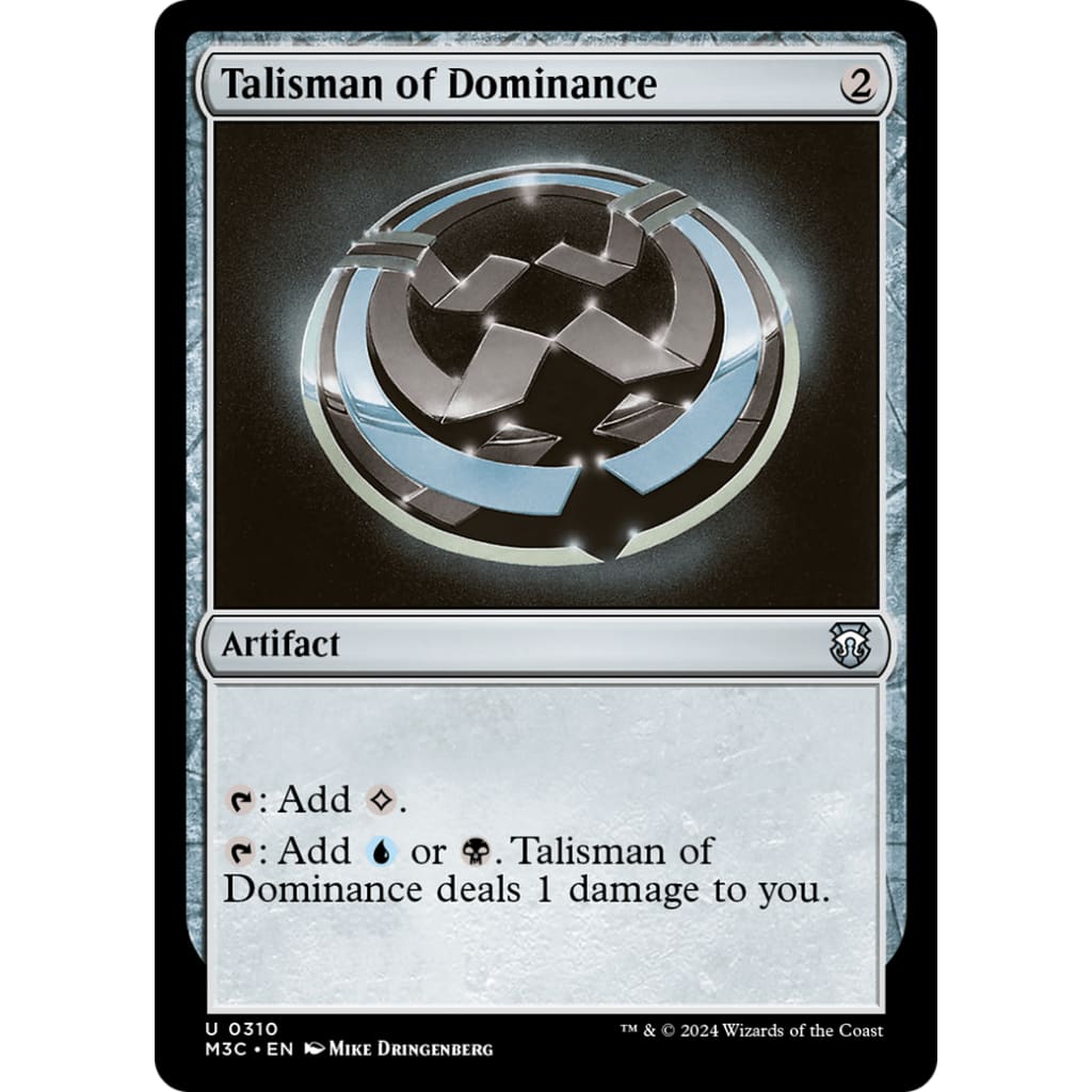 Talisman of Dominance (M3C-310) Foil - Single