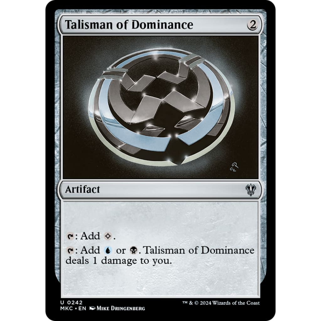 Talisman of Dominance (MKC-242) - Single