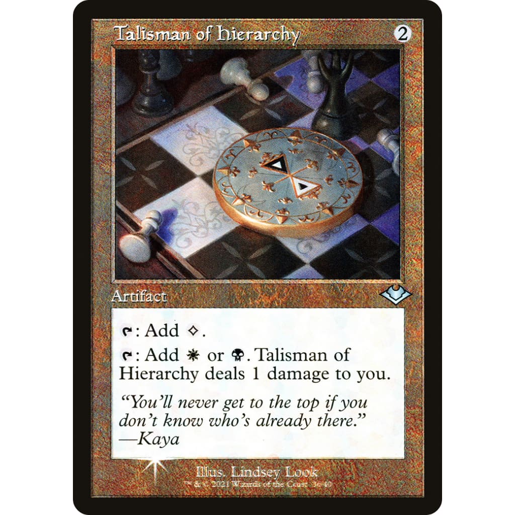 Talisman of Hierarchy (H1R-036) Foil - Single