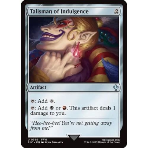 Talisman of Indulgence (FIC-366) - Single