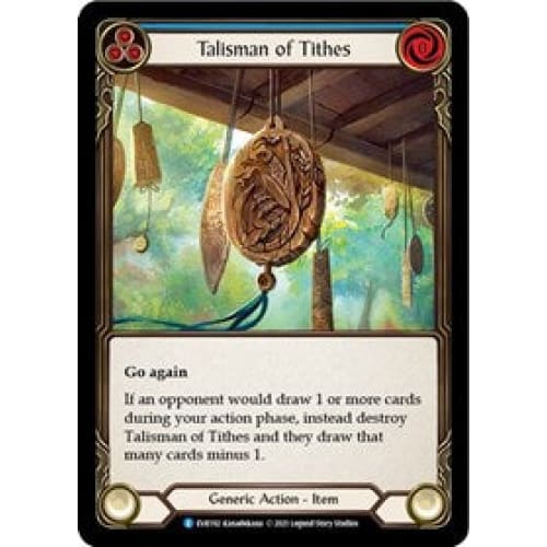 Talisman of Tithes (EVERFEST) 1st Edition Cold Foil - Single