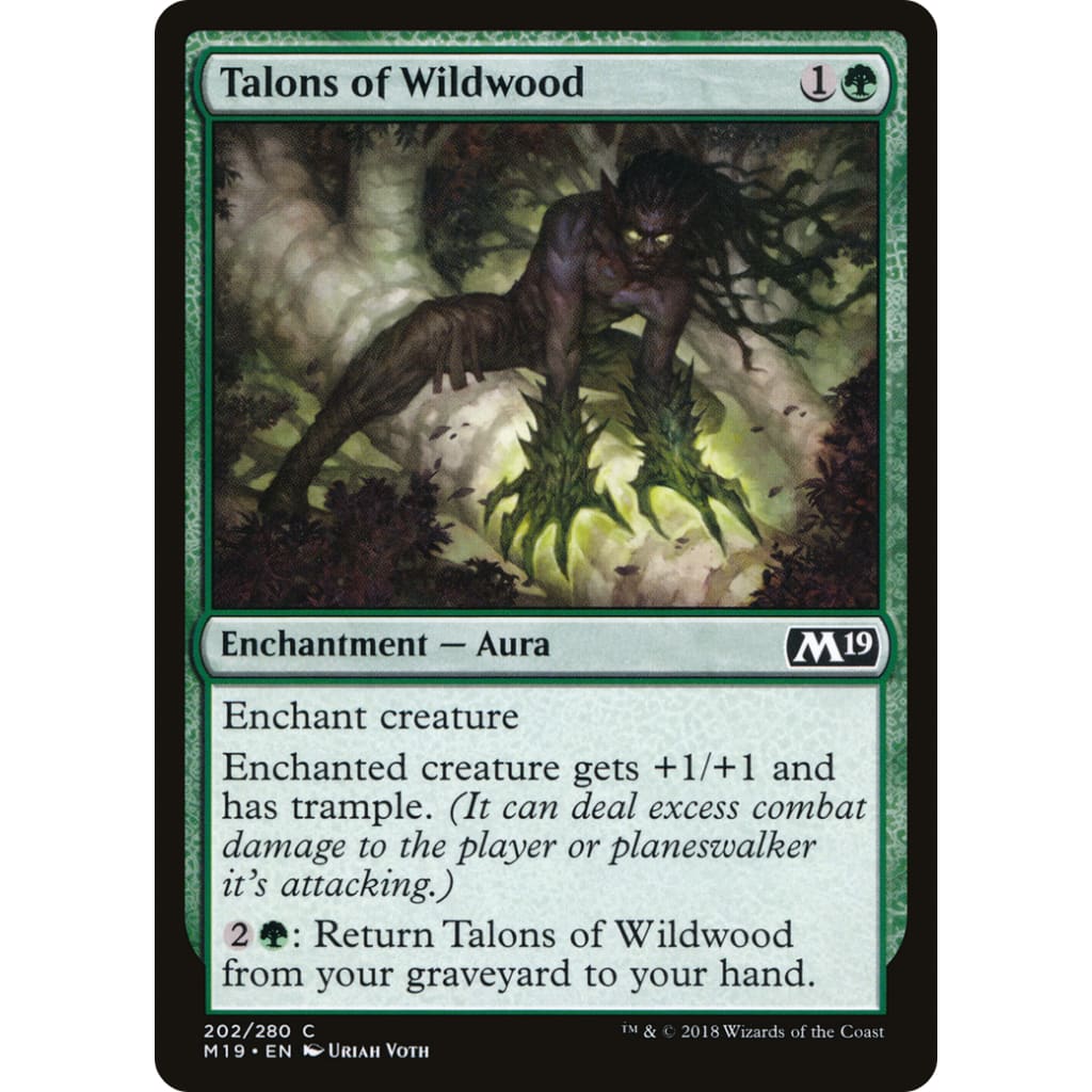 Talons of Wildwood (M19-202) Foil - Single