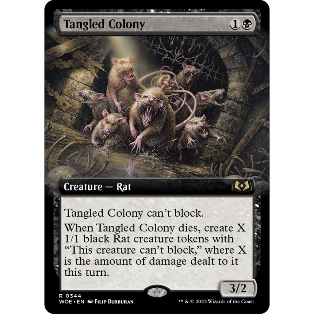 Tangled Colony (WOE-344): (Extended Art) Foil - Single