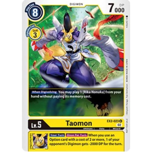 Taomon - EX2-023 (Tamer Party Vol. 6 Promo) - Promo - Single