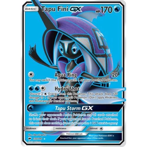Tapu Fini-GX (133/147) Ultra Rare Holofoil - Single
