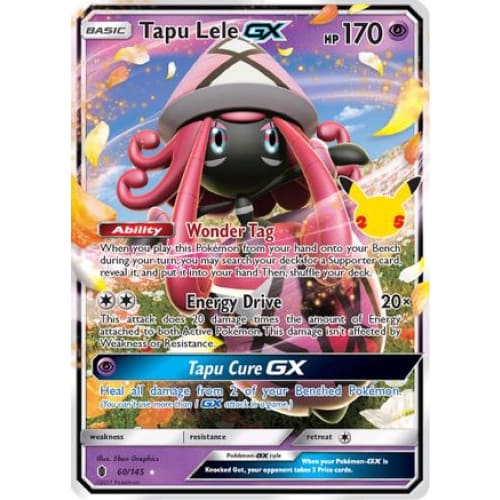 Tapu Lele-GX (060/025) Rare Holofoil - Single