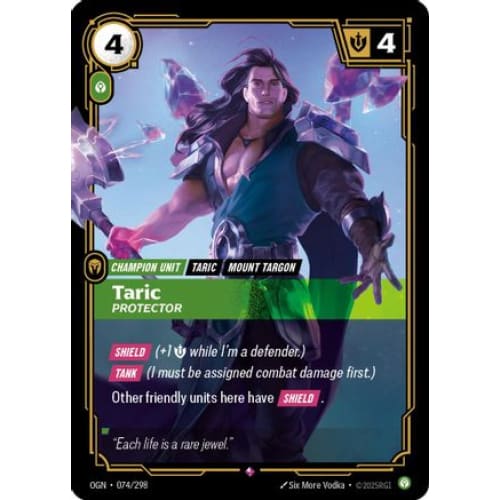 Taric - Protector (074/298) - Origins Foil - Single