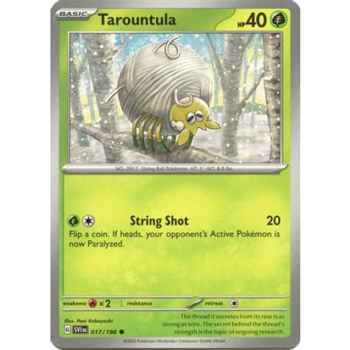 Tarountula - 017/198 (17) Common - Single