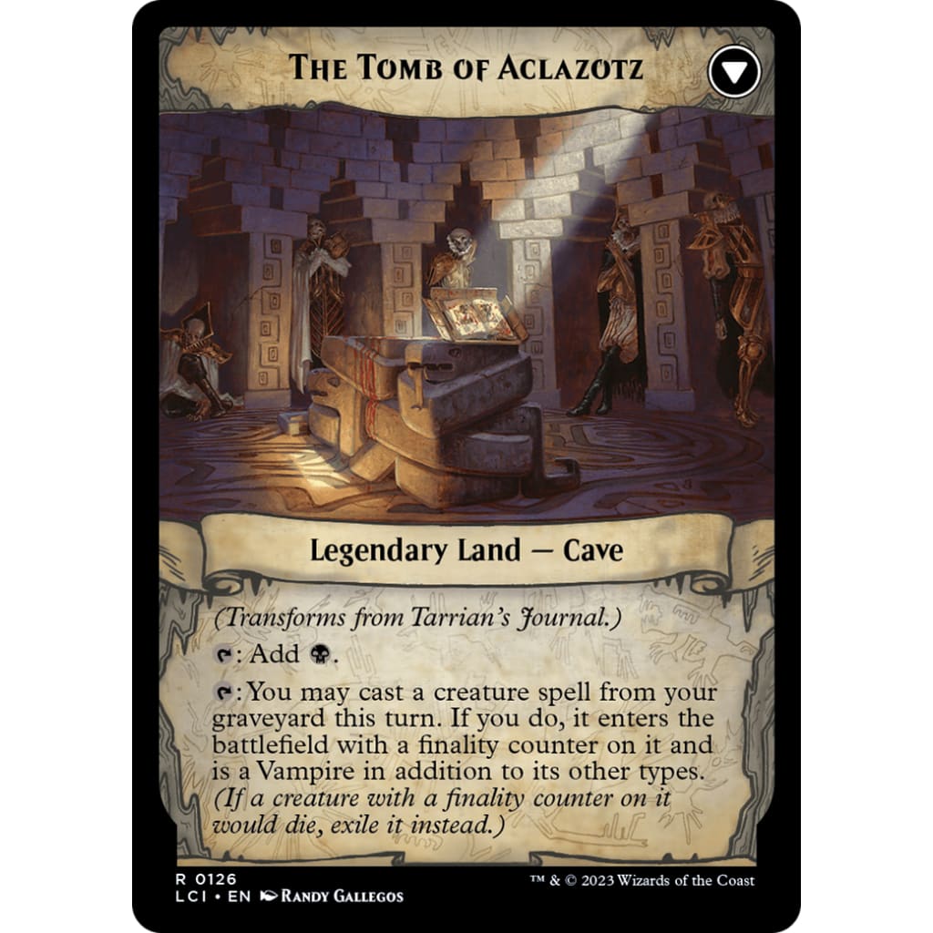 Tarrian’s Journal // The Tomb of Aclazotz (LCI-126) Foil