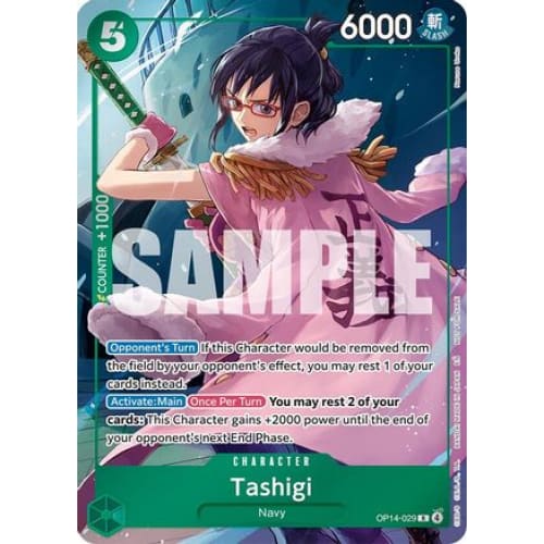 Tashigi (Dash Pack) OP14-029 R The Azure Sea’s Seven Foil