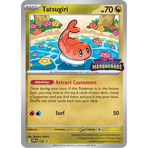 Tatsugiri - 118 (118) Promo Holofoil - Single