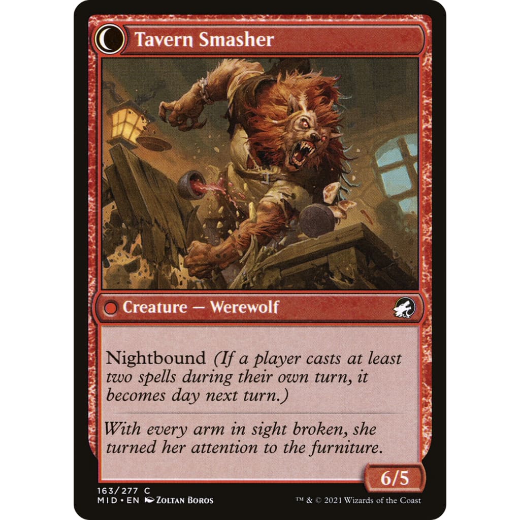 Tavern Ruffian // Smasher (MID-163): (Double Faced