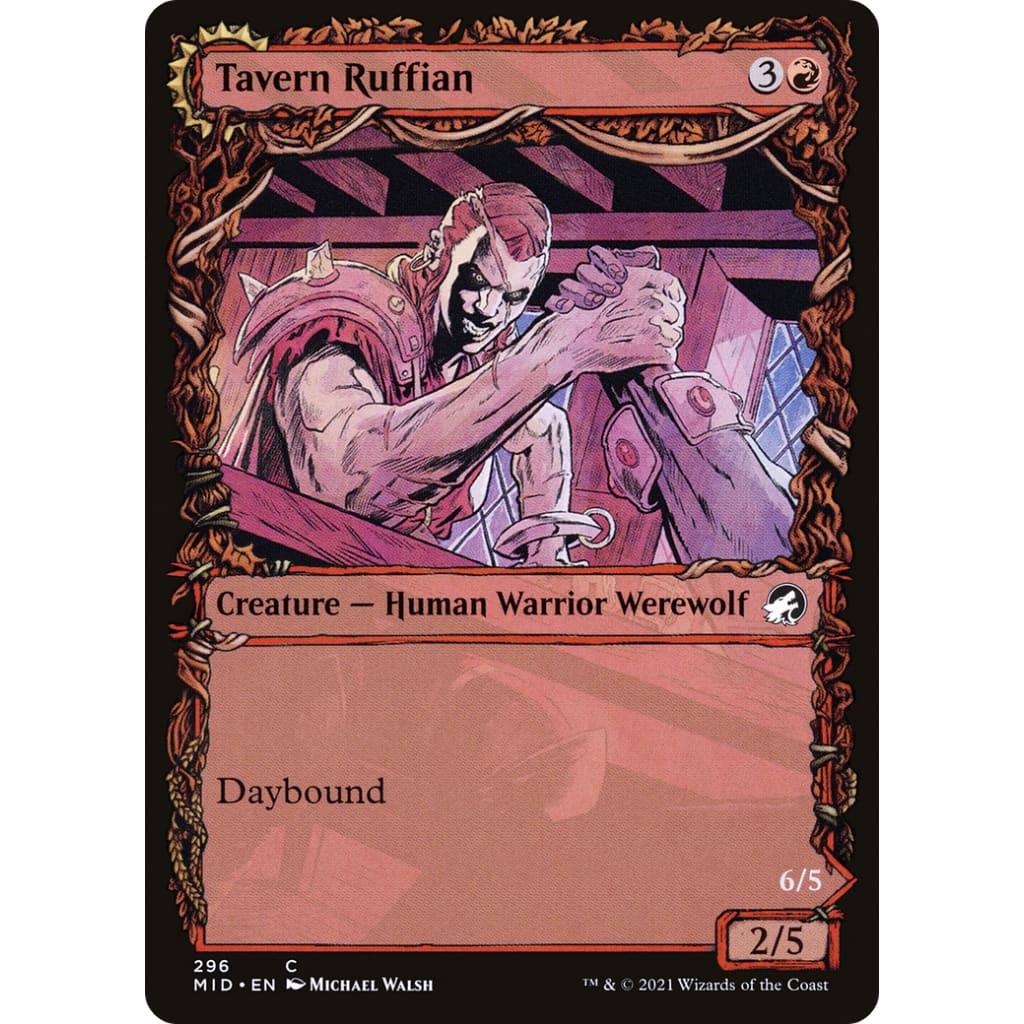 Tavern Ruffian // Smasher (MID-296): (Showcase Double Faced