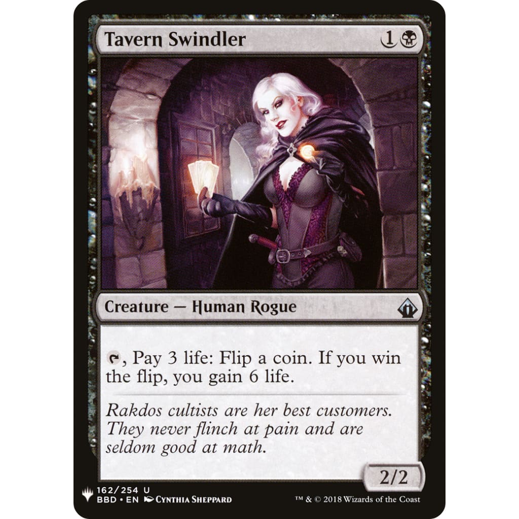 Tavern Swindler (PLST-BBD-162) - Single