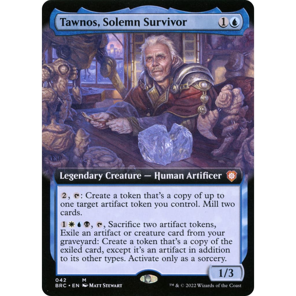Tawnos Solemn Survivor (BRC-042): (Extended Art) Foil