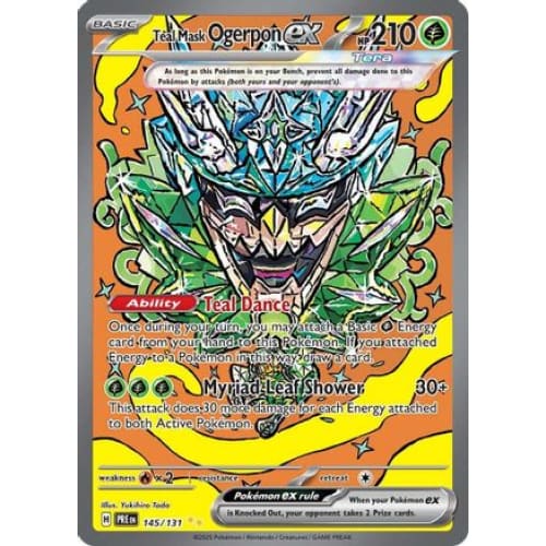Teal Mask Ogerpon ex - 145/131 (145) Special Illustration