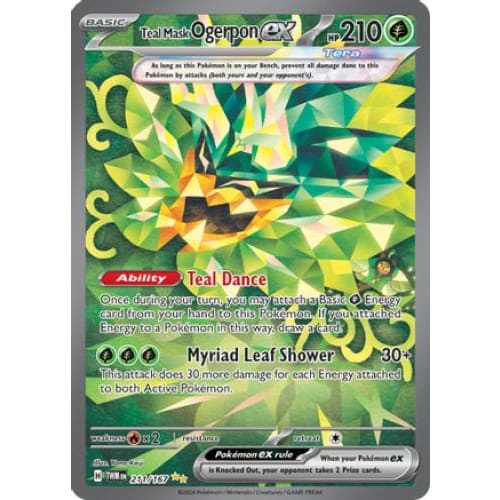 Teal Mask Ogerpon ex (211) Special Illustration Rare