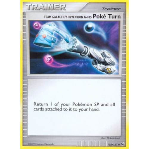 Team Galactic’s Invention G-105 Poké Turn (118/127)