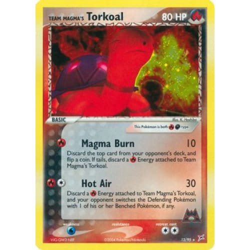 Team Magma’s Torkoal (012/095) Holo Rare Holofoil - Single