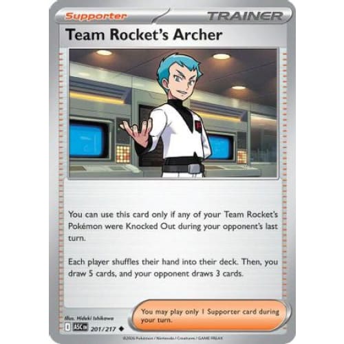 Team Rocket’s Archer (201) Uncommon - Single