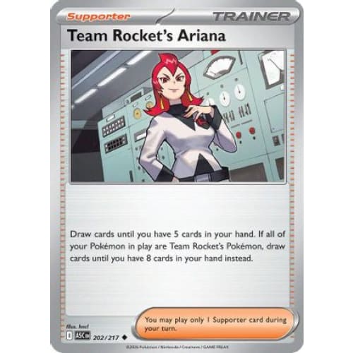 Team Rocket’s Ariana (202) Uncommon - Single