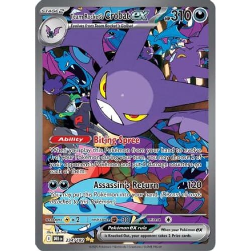 Team Rocket’s Crobat ex - 234/182 (234) Special