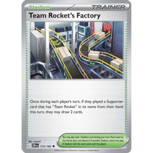 Team Rocket’s Factory (173) Uncommon Reverse Holofoil