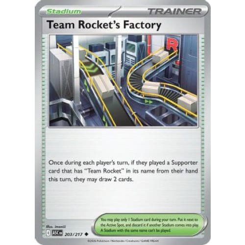 Team Rocket’s Factory (203) Uncommon - Single