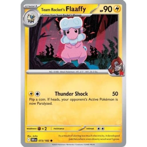 Team Rocket’s Flaaffy (73) Common - Single
