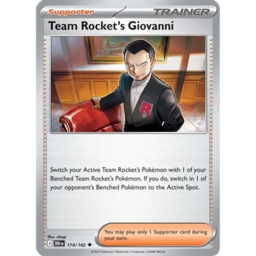Team Rocket’s Giovanni (174) Uncommon - Single