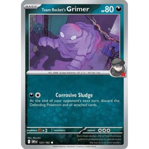 Team Rocket’s Grimer (123) Common - Single