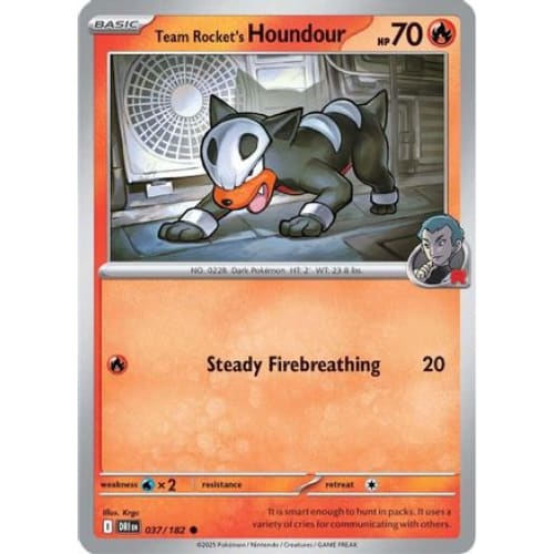 Team Rocket’s Houndour (37) Common - Single