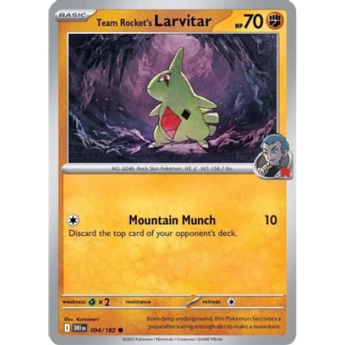 Team Rocket’s Larvitar (94) Common - Single