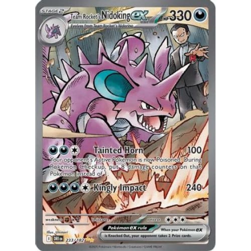 Team Rocket’s Nidoking ex - 233/182 (233) Special