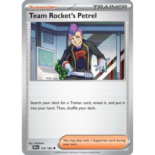 Team Rocket’s Petrel - 176/182 (176) Uncommon - Single