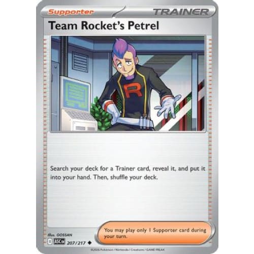 Team Rocket’s Petrel (207) Uncommon - Single