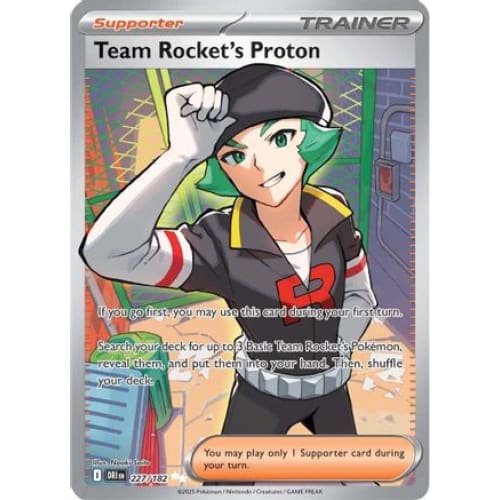 Team Rocket’s Proton - 227/182 (227) Ultra Rare Holofoil