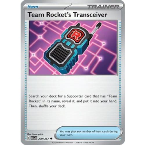 Team Rocket’s Transceiver - 209/217 (209) Uncommon Reverse