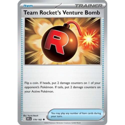 Team Rocket’s Venture Bomb (179) Uncommon - Single