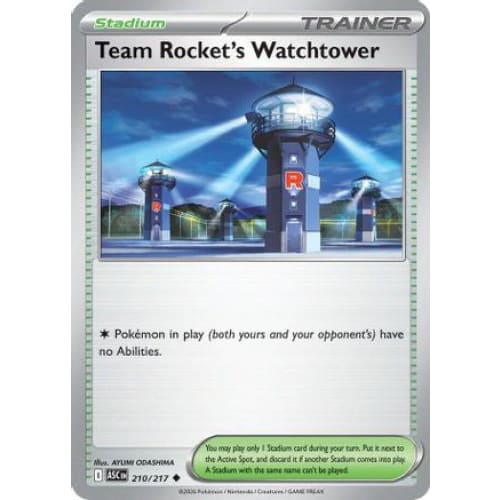 Team Rocket’s Watchtower (210) Uncommon - Single