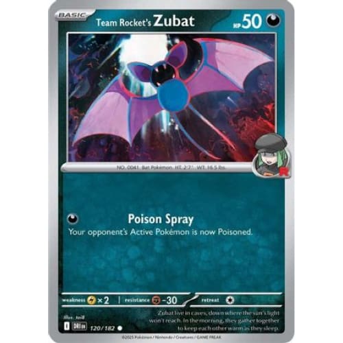 Team Rocket’s Zubat (120) Common - Single