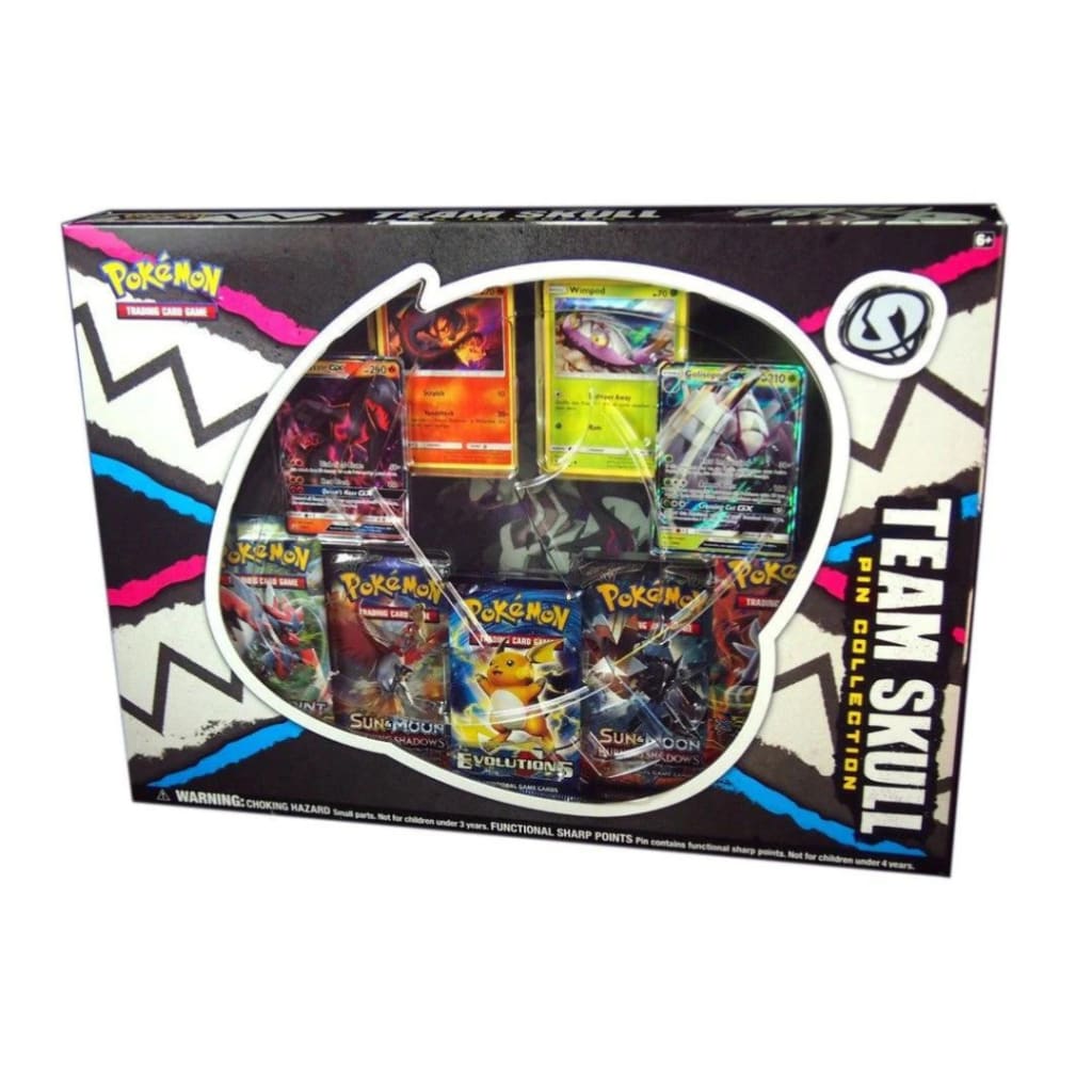 Team Skull Pin Collection Box